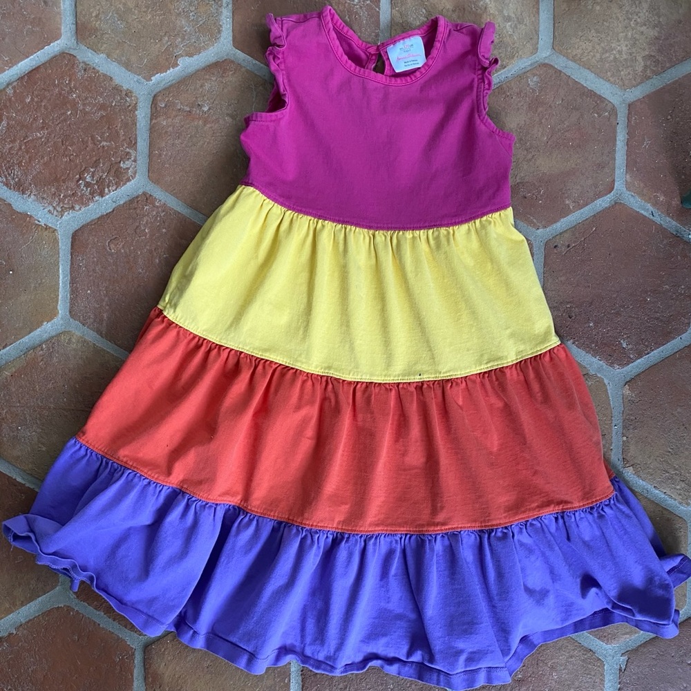 Hannah Andersson Multi-Colored Twirl Dress